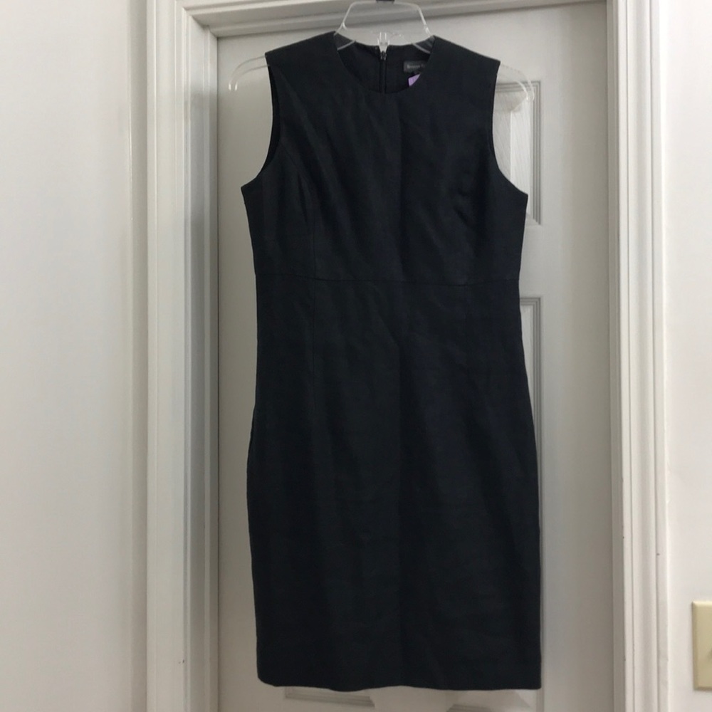 Great LBD black linen dress from Banana Republic